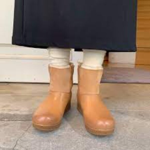 NEW Dansko McKenzie Shearling-Lined Boots - Leather in tan For Women 925 8s4 - Picture 7 of 10